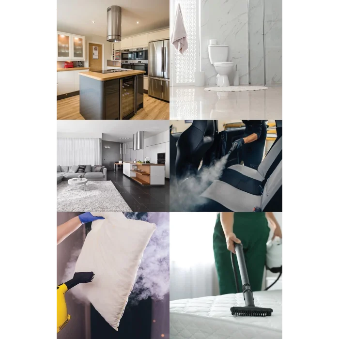 Kiwi Ksc-4255 Çok Fonksiyonlu Buharlı Temizleyici - Buharlı Temizlik Makinası