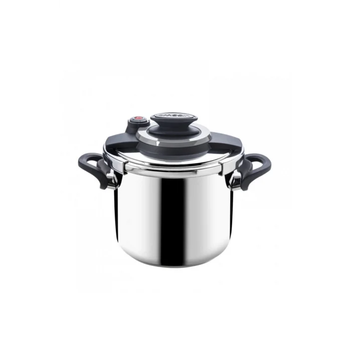 Emsan Montana 2li 4+6 Litre Indüksiyon Tabanlı Düdüklü Tencere Seti Siyah Gri