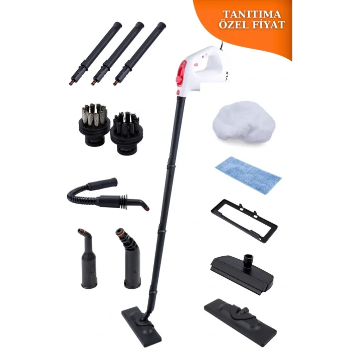 Yui NV6000 Max Çok Fonksiyonlu Dikey Buharlı Temizlik Makinesi -Buharlı Temizleyici