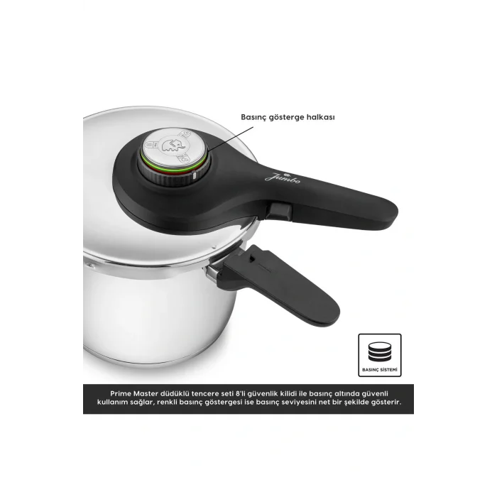 Jumbo Prime Master 4 Litre Düdüklü Tencere