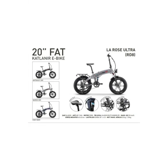 RKS LA ROSE ULTRA (RD8) ELEKTRİKLİ BİSİKLET