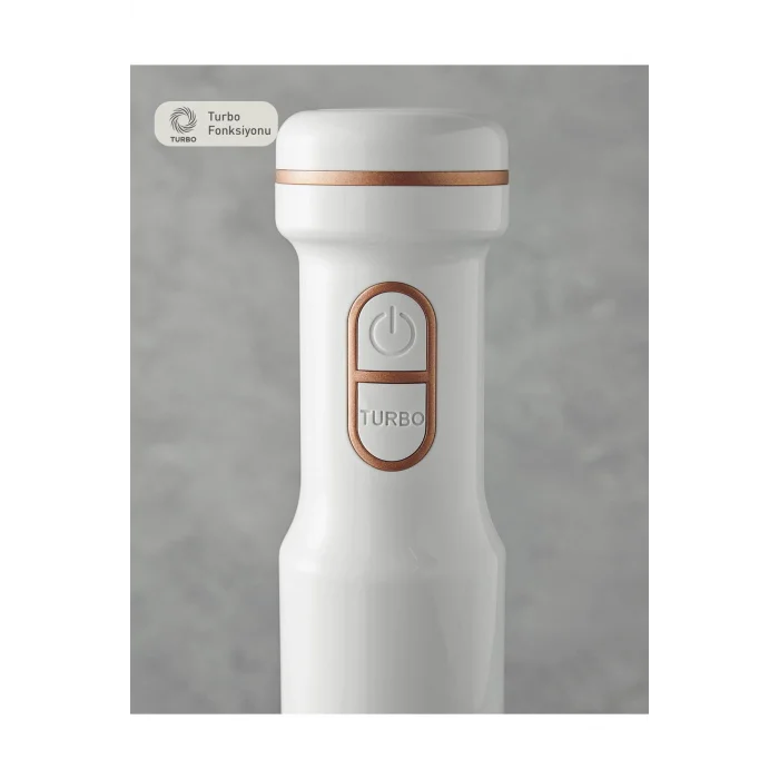 English Home Rmb 3001 4 Bıçaklı Multi Blender Seti Beyaz-bakır