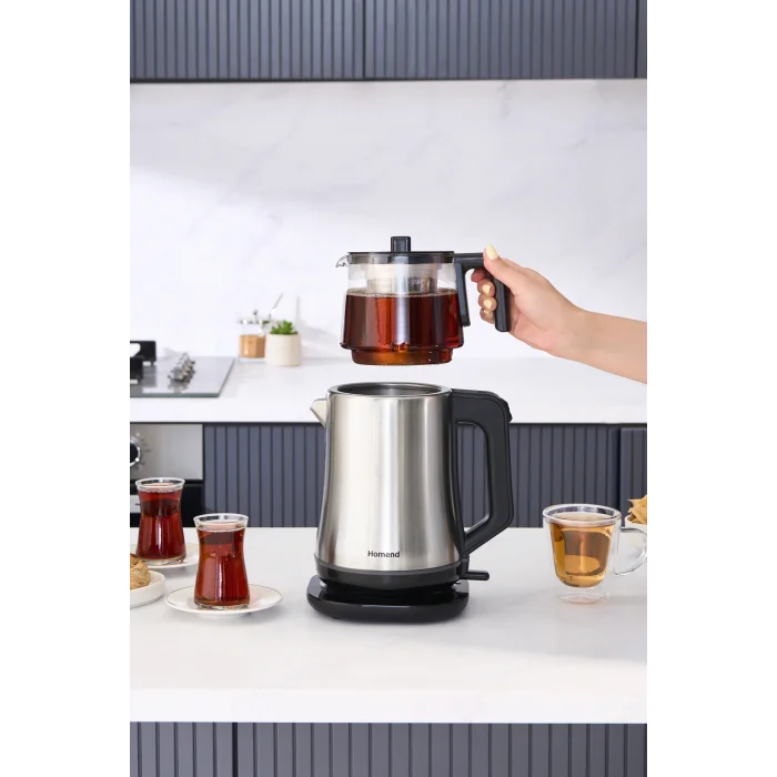 Homend Royaltea Elegant 1777H Inox Çay Makinesi