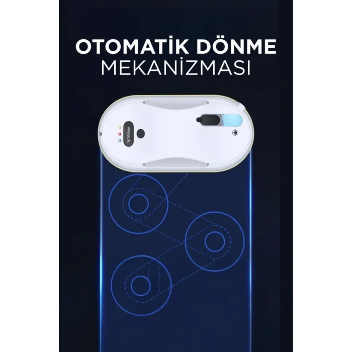 Torima S9 Beyaz Su Püskürtmeli Uzaktan Kumandalı Cam Pencere Temizleme Robotu