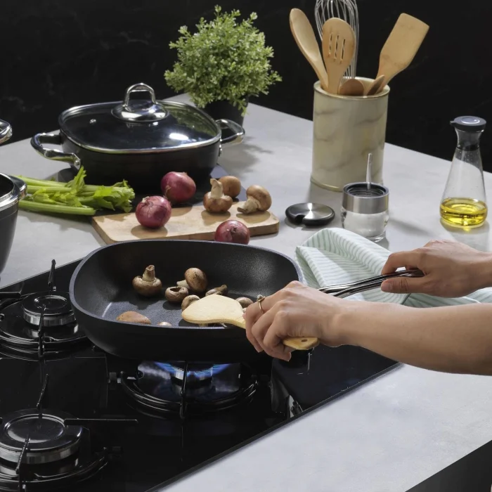 Schafer Gastronomıe Granit Tava 26 cm Siyah