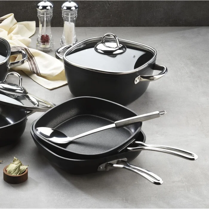 Schafer Gastronomıe Granit Tava 26 cm Siyah