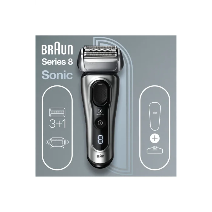 Braun Series 8 8417 Islak & Kuru Şarjlı Tıraş Makinesi + Şarj Standı + Seyahat Çantası