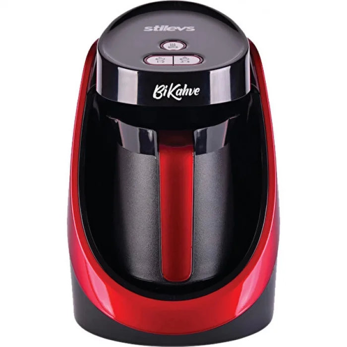 Stilevs Bikahve Otomatik Türk Kahvesi Makinesi Kırmızı