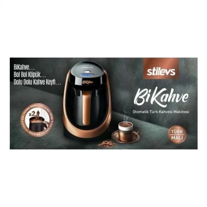 Stilevs Bikahve Otomatik Türk Kahvesi Makinesi Kırmızı
