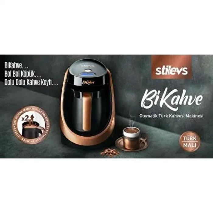 Stilevs Bikahve Otomatik Türk Kahvesi Makinesi Bakır