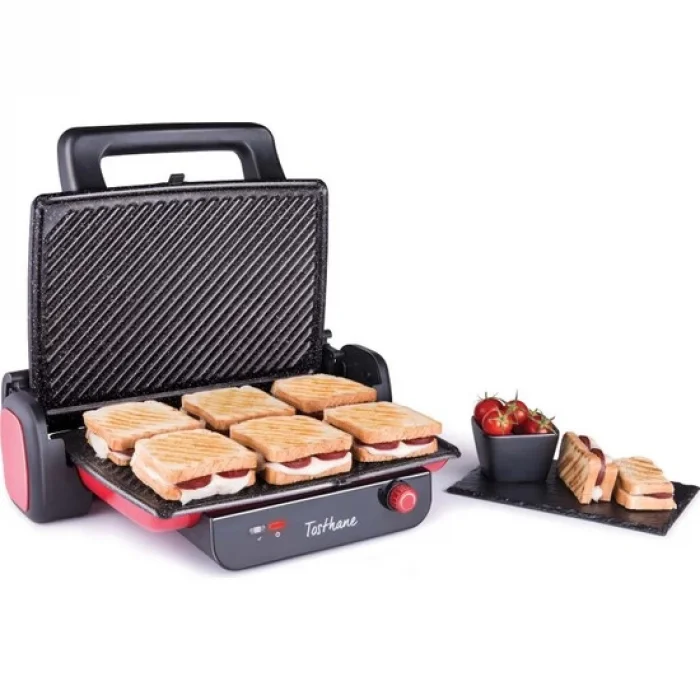 Stilevs Tosthane Granit Tost Makinesi Kırmızı