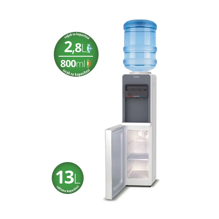 Kiwi Su Sebili Kwp-8553 Beyaz (Water Dispenser) Sıcak -soğuk -ılık