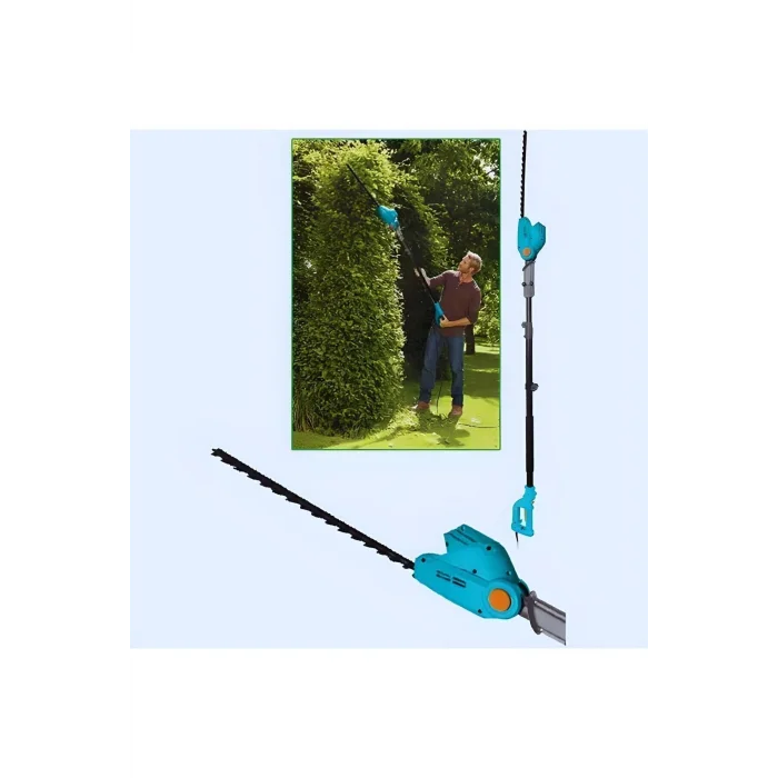 Kiwi Garden Teleskobik Çit Kesme Dal Budama Makinesi