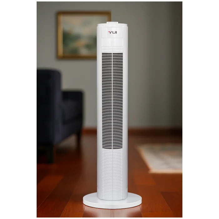 Yui TF60 90 Cm 3 Hız Ayarı Kule Tipi Vantilatör Fan - Beyaz