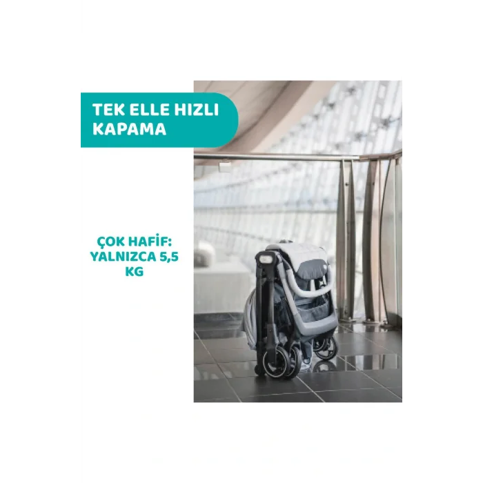 Chicco We Bebek Arabası Cool Grey