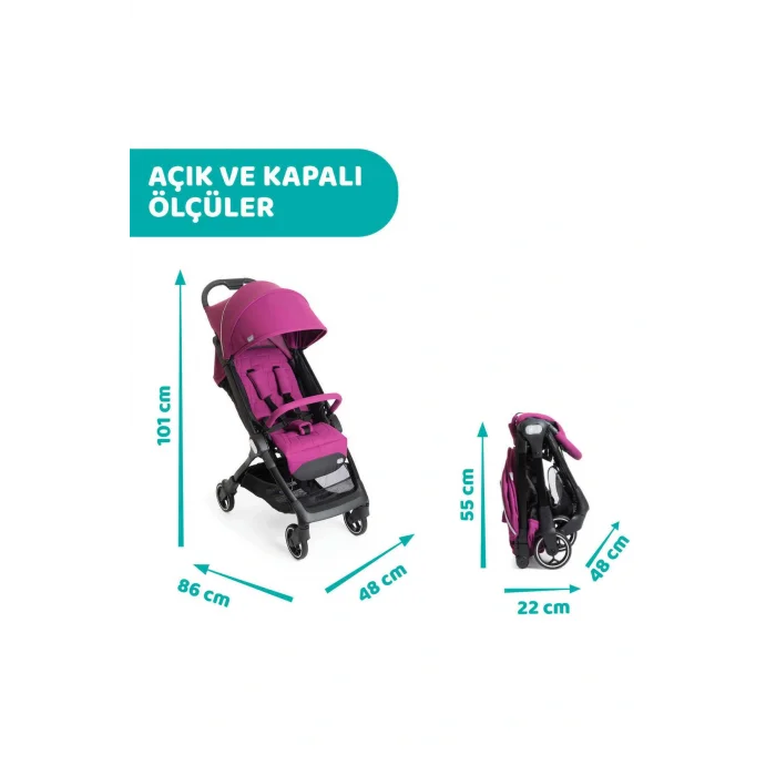 Chicco We Bebek Arabası Cool Grey
