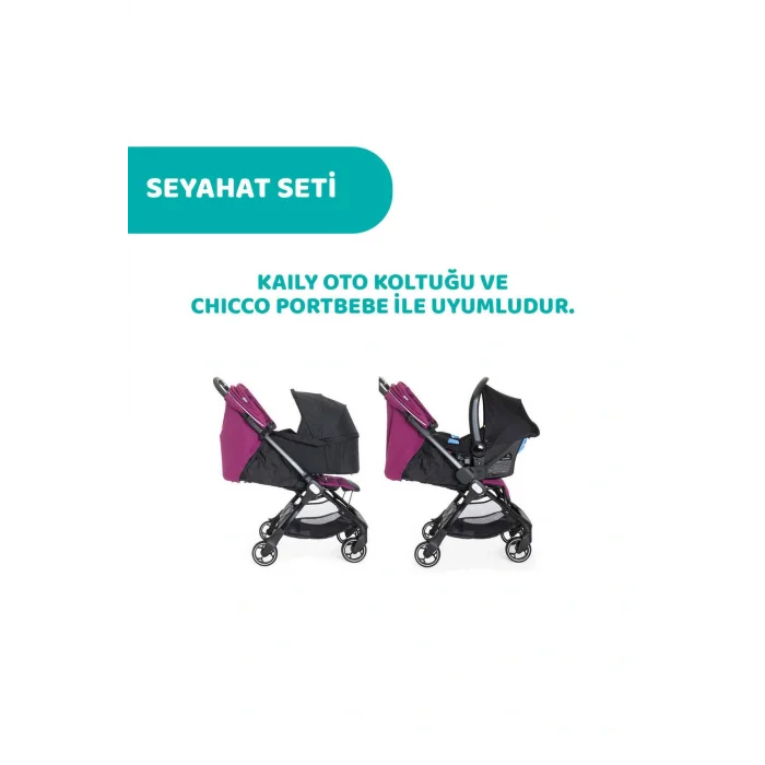 Chicco We Bebek Arabası Cool Grey