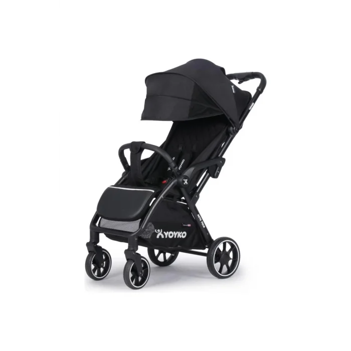 Yoyko Wow Kabin Boy Tek Elle Kolay Katlanır Pratik Bebek Arabası Autofold Siyah