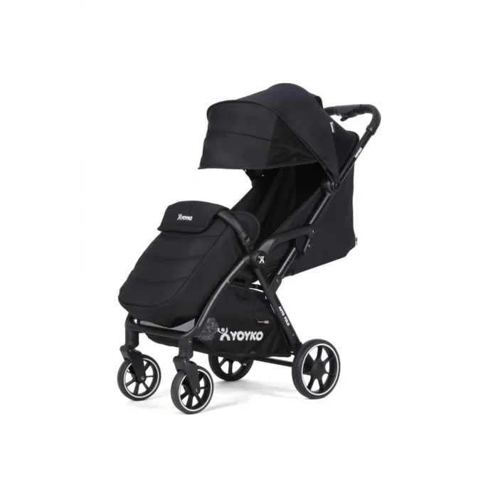 Yoyko Wow Kabin Boy Tek Elle Kolay Katlanır Pratik Bebek Arabası Autofold Siyah