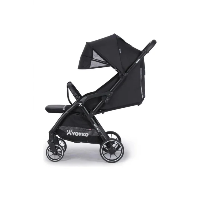 Yoyko Wow Kabin Boy Tek Elle Kolay Katlanır Pratik Bebek Arabası Autofold Siyah