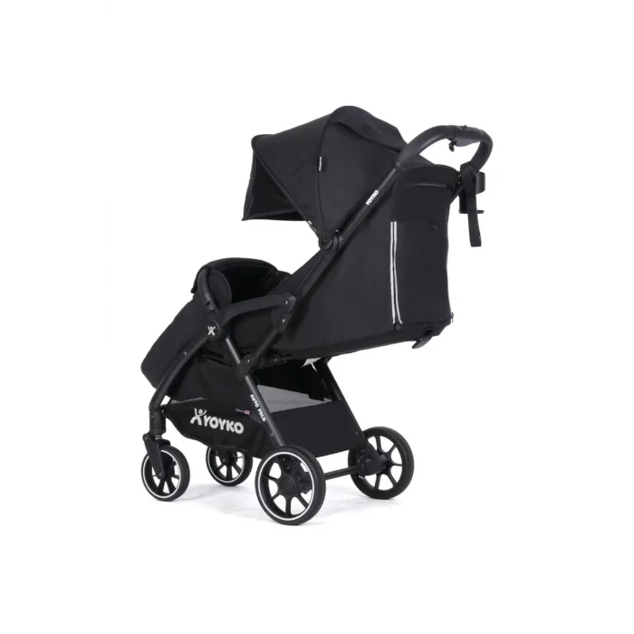 Yoyko Wow Kabin Boy Tek Elle Kolay Katlanır Pratik Bebek Arabası Autofold Siyah