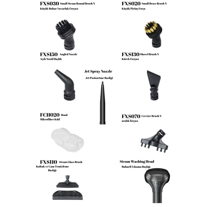 Yui X300 Pro Max 2000 W Buharlı Halı ve Koltuk Yıkama Makinesi-Buharlı Temizlik Makinesi