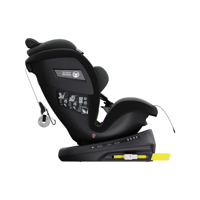 Yoyko Bear 360 Derece Dönebilir Yatabilir 0-36 Kg Isofixli Oto Koltuğu Gri