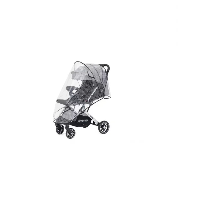 Yoyko Quantum Kabin Boy Tek Elle Kolay Katlanır Pratik Bebek Arabası Gri Silver