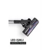 Pirantech ES92 Şarjlı Dikey Kablosuz LED Aydınlatmalı Süpürge