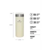 Stanley The Aerolight™ Transit Mug 0.47l / 16oz Cream Metallic Termos