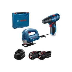 Bosch Professional GST 8000 E + GSR 120-LI Set (2 x 2.0 Ah; GAL 1210 CV), Setli Ürün
