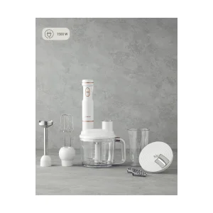 English Home Rmb 3001 4 Bıçaklı Multi Blender Seti Beyaz-bakır