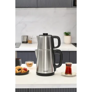 Homend Royaltea 1728h Su Isıtıcı & Çay Makinesi Inox