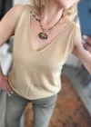 Bej Merserize Bluz