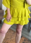 Limon Müslin Kumaş Etek