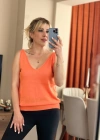 Turuncu Merserize Bluz