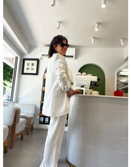 Pure White Blazer