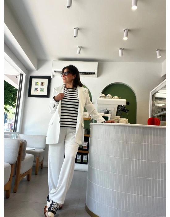 Pure White Blazer