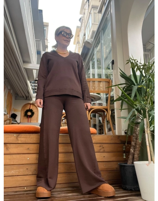 Kahverengi Lounge Takım