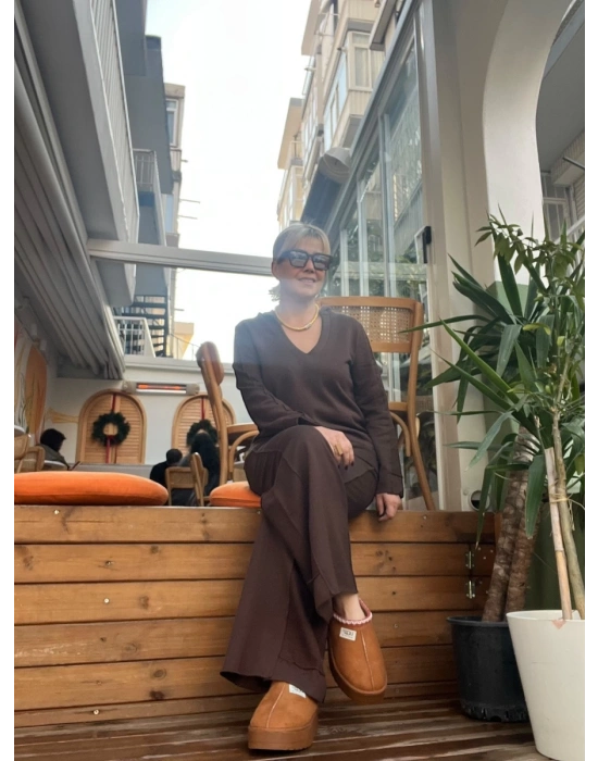 Kahverengi Lounge Takım