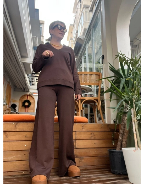 Kahverengi Lounge Takım