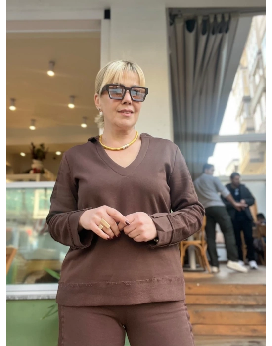 Kahverengi Lounge Takım