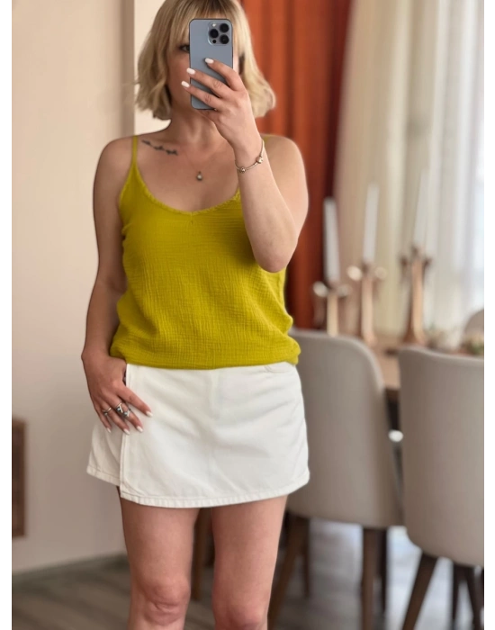 Limon İp Askılı Üst