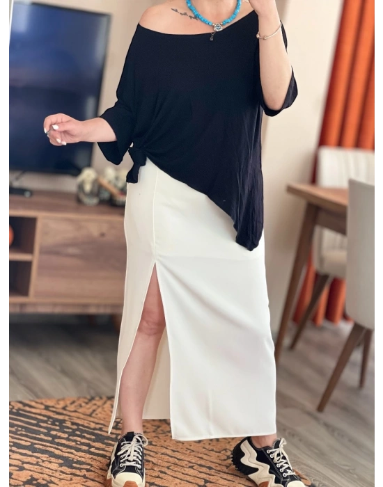 Rash Yırtmaçlı  Etek