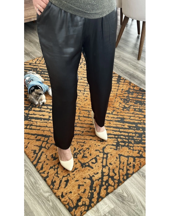 Saten Antrasit Pantolon