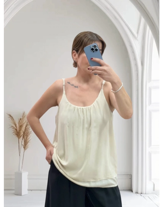 Silk Top-Krem