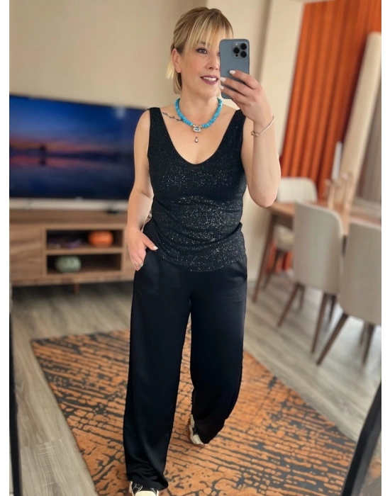 Simply Askılı Basic SİMLİ SİYAH