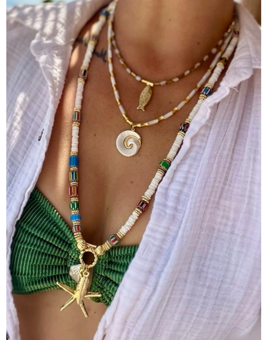 Taila Doğal Taş Kolye