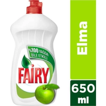 Fairy Bulaşık Deterjanı Sıvı Elma 650 ml