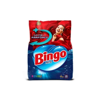 Bingo Matik Toz Deterjan Renkliler 4 kg
